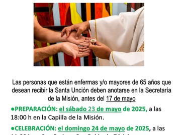 Celebracíon Comunitaria de la Unción de Enfermos
