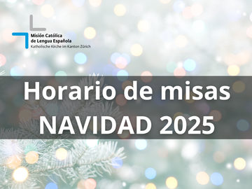Horario de misas para Navidad 2025