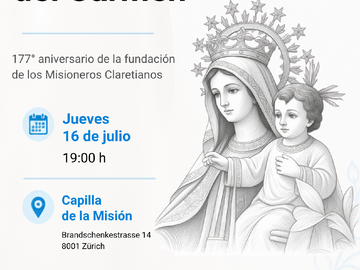 Misa en honor a la Virgen del Carmen