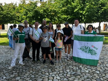 Peregrinación a Einsiedeln con las parroquias Suizas del Cantón.