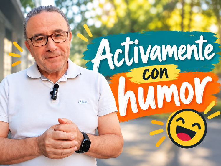 Activamente con humor.