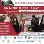 Un Minuto por la Paz, junto con el Papa Francisco a las 13.00h Un Minuto por la Paz, junto con el Papa Francisco a las 13.00h
