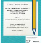 Charla de Información: El Sistema Educativo en Suiza