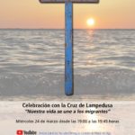 Celebración con la Cruz de Lampedusa