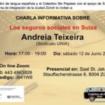 Charla Informativa: Los Seguros Sociales en Suiza @ Saal St. Jacob