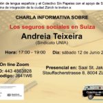 Charla Informativa sobre: Los Seguros Sociales en Suiza