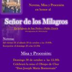 Mes Morado; Misa, Novena y Procesión en honor al «Señor de los Milagros»