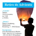 Retiro de Adviento en Kloten Retiro de Adviento en Kloten