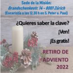 Retiro de Adviento en Zürich