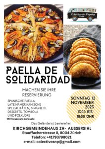 Paella de Solidaridad @ Kirchegemeindehaus Zh Aussersihl
