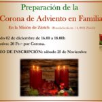 Preparación de la Corona de Adviento en familia