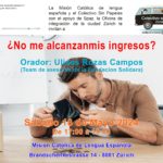 Charla Informativa: ¿No me alcanzan mis ingresos?