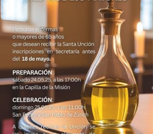 Celebración comunitaria de la Unción de enfermos