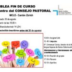 Asamblea de fin de Curso Asamblea de fin de Curso