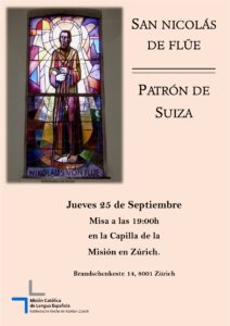 Misa en honor a San Nicolás de Flüe @ Capilla Misión Zürich